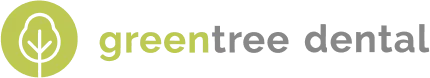 Green tree dental logo